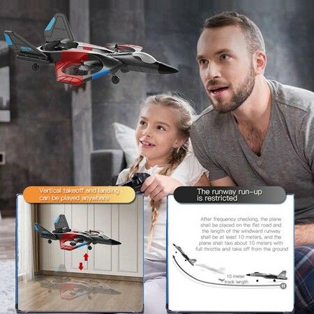 V27 RC Plane 360 Degree Stunt Roll Top Racing Remote Control Plane Great Gifts Christmas Easter Toys for Adults or Kids