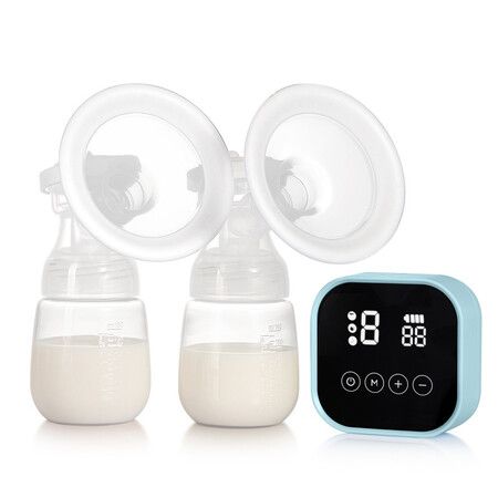 Rechargeable Electric Breast Pump Nursing Breastfeeding Easy Carry Outdoor LCD Touch Screen Control