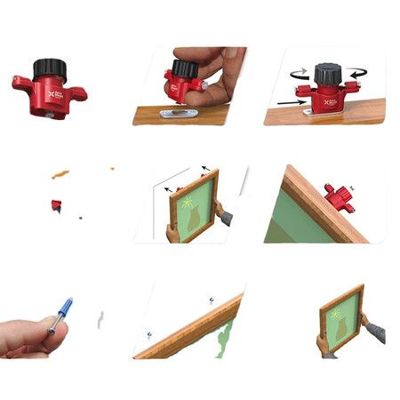 Keyhole Companion Marking Tool Set, Mount/Hang Items that have Keyhole Slots Without Measuring