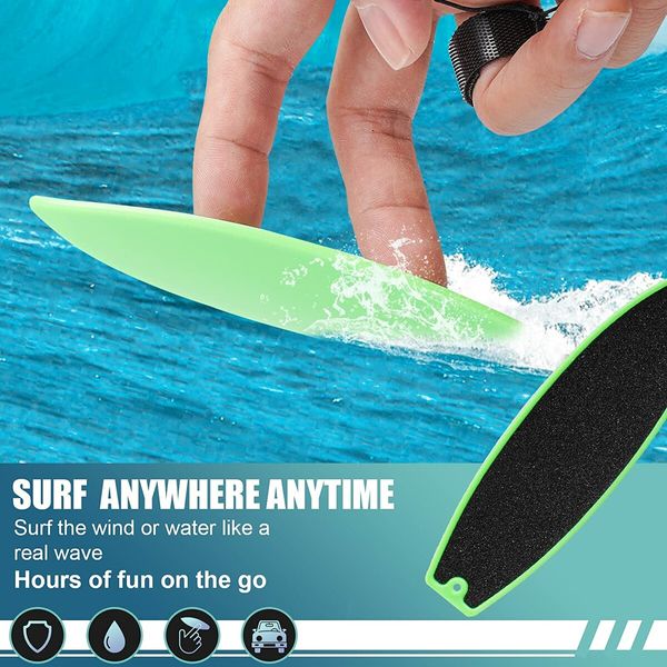 Finger Surfboards,4PCS Finger Surf Board for Car Window, Finger Surfing Board for Kids Teens Adults