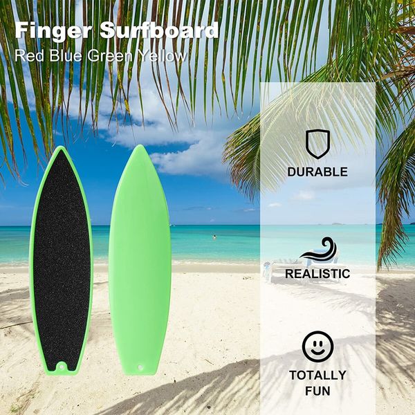 Finger Surfboards,4PCS Finger Surf Board for Car Window, Finger Surfing Board for Kids Teens Adults