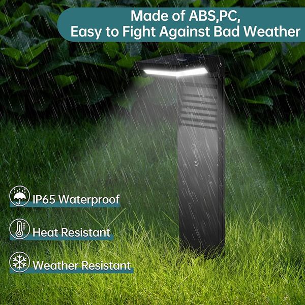 Solar Simple Lawn Light Outdoor Waterproof Landscape Light 1Pack (Warm)