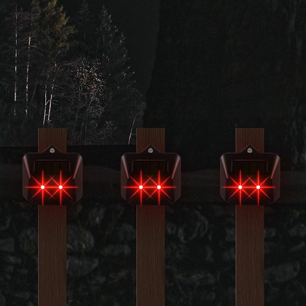 Solar Animal Repeller Predator Lights Deterrent for Coyote Fox Skunk Raccoon 1 Pack