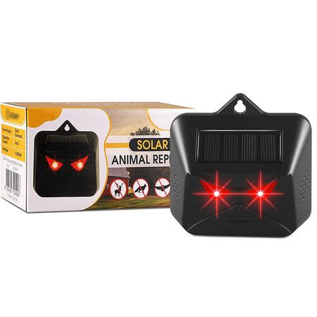 Solar Animal Repeller Predator Lights Deterrent for Coyote Fox Skunk Raccoon 1 Pack