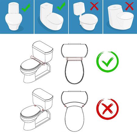 Hot and Cold Fresh Water Spray Bidet Toilet Seat Attachment with Self-Cleaning Double Nozzle and Adjustable Water Temperature