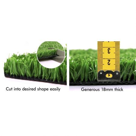 OTANIC Artificial Grass 18mm 1x10m 10 SQM Roll Synthetic Turf Fake Yarn Lawn