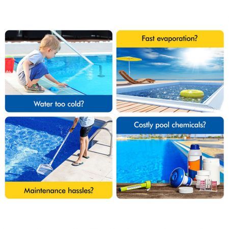 ALFORDSON Pool Cover 6.5M X 3M 500 Microns Solar Blanket