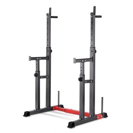 BLACK LORD Squat Rack Adjustable Barbell Rack Weight Bench Press Weight Lifting Gym