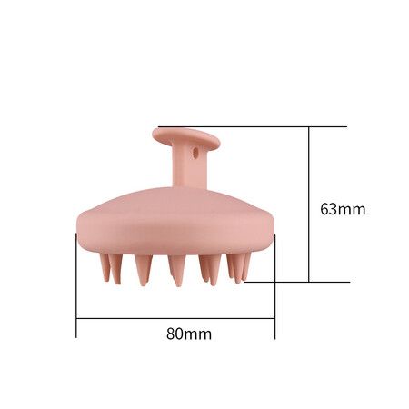 Scalp Massager Shampoo Brush, Scalp Scrubber for Dandruff Removal Pink