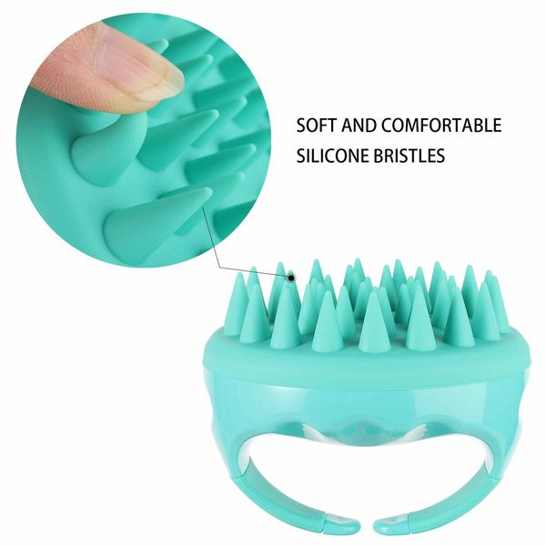 Hair Scalp Massager Shampoo Brush Silicone Scalp Scrubber for Washing Brush