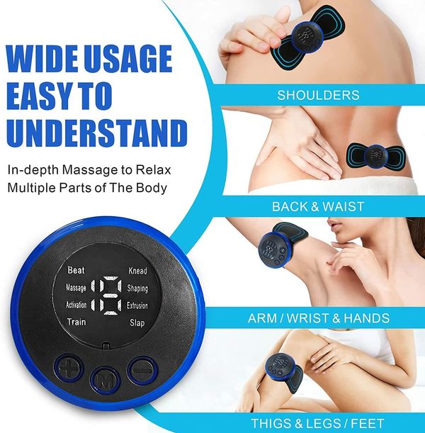 Lymphatic Drainage Massager, Body Massager Patch for Whole Body 2 Pcs