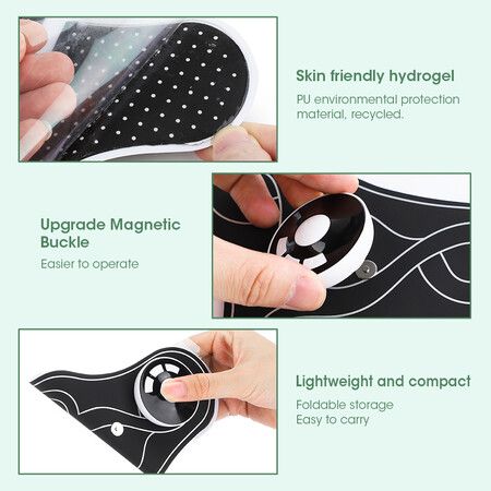 8 Modes Electric EMS Massager Cervical Muscle Stimulator Pain Relief Neck Back Leg Relaxation Tool Mini Physiotherapy Pads