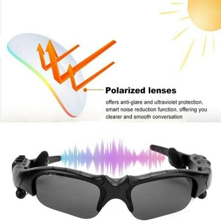 Smart Glasses, Bluetooth Sunglasses MP3 Sunglasses Audio Sunglasses