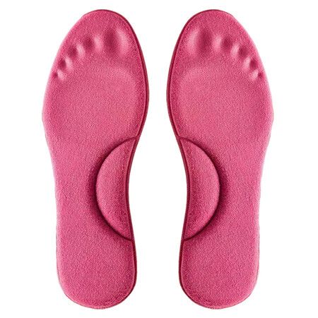 Self-heated Insoles Feet Massage Thermal Thicken Insole Memory Foam Shoe Pads Winter Warm Men Women Sports Shoes Pad Accessories Color Purple Size 45-46