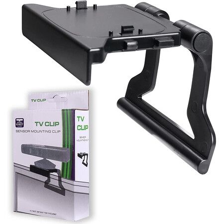 TV Top Shelf for Xbox 360 Kinect Sensor Mounting Clip TV Mounting Clip Black