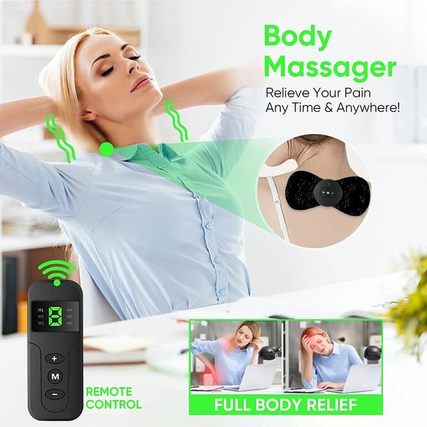 Back Massager for Back Pain, Body Massager, Portable Mini Massager Machine for Lower Back and Neck Pain(1 Pack)