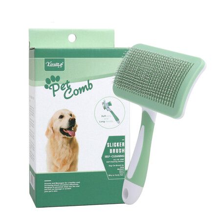 Pet Hair Shedding Comb Dog Cat Brush Grooming Long Hair Indoor Cats Brush Large