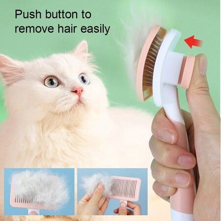 Pet Hair Shedding Comb Dog Cat Brush Grooming Long Hair Indoor Cats Brush Large