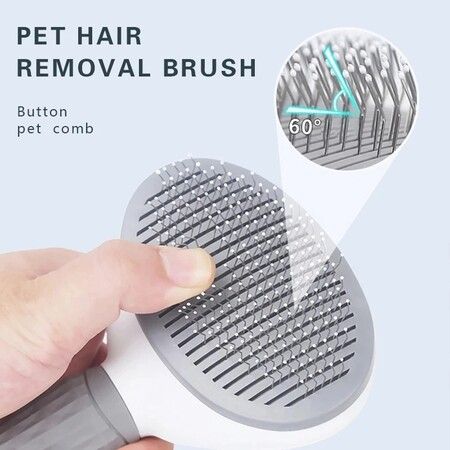 Pet Dog Brush Cat Comb Self Cleaning Pet Hair Remover Brush For Dogs Cats