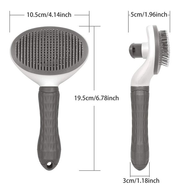 Pet Dog Brush Cat Comb Self Cleaning Pet Hair Remover Brush For Dogs Cats