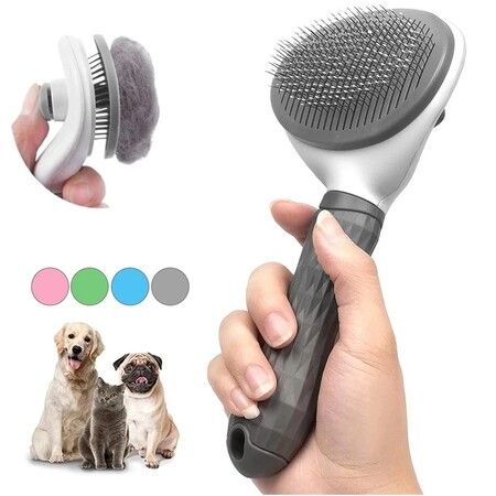 Pet Dog Brush Cat Comb Self Cleaning Pet Hair Remover Brush For Dogs Cats