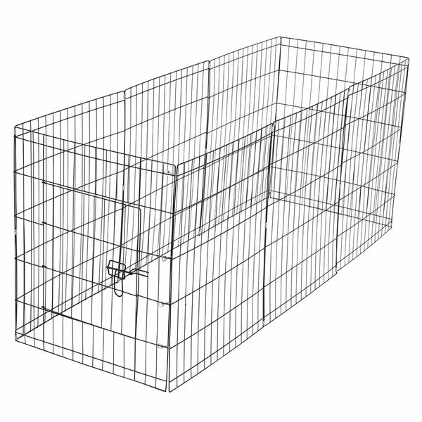 Dog Playpen Pen Pet Puppy Cage Crate Fence Indoor Exercise Play Pen 8 Panels Enclosure Barrier Foldable Cat Kitten Rabbit