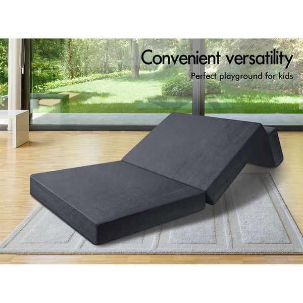 STARRY EUCALYPT Folding Mattress Foldable Sofa Lounge Foam Chair Portable Single