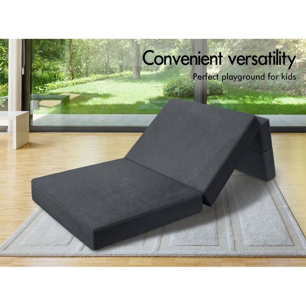 STARRY EUCALYPT Folding Mattress Foldable Sofa Lounge Foam Chair Portable Single