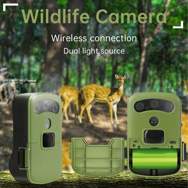 HD Camera,Hunting Game Camera 0.5s Start-Up Time,Infrared Sensors ,Camera with 120° Motion Activated Waterproof for Outdoor Home Monitoring Security