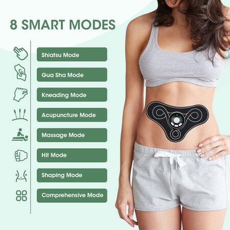 8 Modes Mini Back Pain Relief Massager, Intelligent Mini Neck And Back Massager,  For Back Shoulder Leg Neck Pain Relief