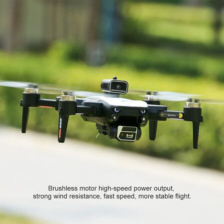 S2S Mini Drone 6k Profesional HD Camera Flighting 25min Obstacle Avoidance Brushless Foldable Plane RC Drone Extra Long Range Kid Toy Dual battery