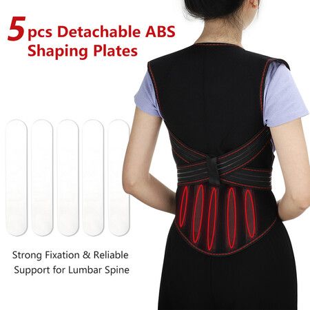 XL Size Tourmaline Self-Heating Back Support 108pcs Magnets Therapy Spine Back Shoulder Lumbar Posture Corrector Vest Pain Relief Brace