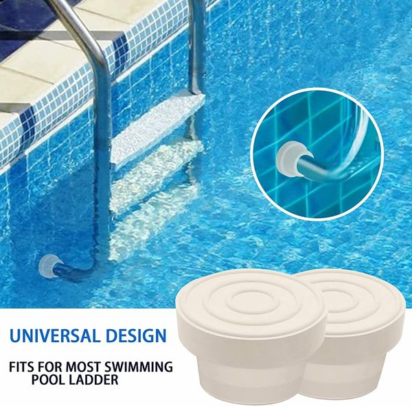 Outside Pool Ladder Bumpers for Inground Pool, Fit 1.9 INCH Standard Swimming Pool Ladder Tubing 2Pack