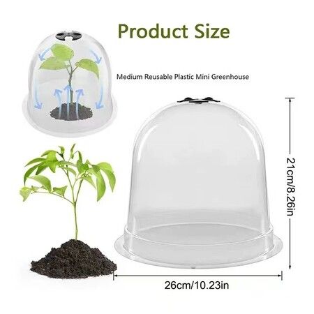 26 X 21 cm Plant Covers Winter  Dome Plant Cloth Covers Freeze Protection