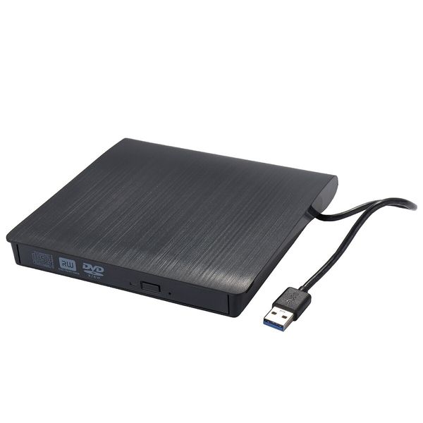 Ultra Slim External USB 3.0 CD/DVD-RW Writer Burner Player for Macbook Pro Air Imac or Other PC/Laptop