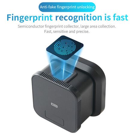 Tuya WIFI Smart Biometric Fingerprint Lock Electronic Door Lock Smart Life APP Remote Unlock Keyless USB Emergency Charge