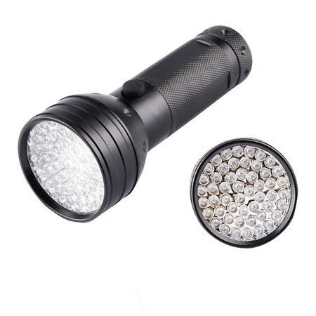 UV Flashlight Black Light, 51 LED 395 nM Ultraviolet Blacklight Detector for Dog Urine, Pet Stains and Bed Bug