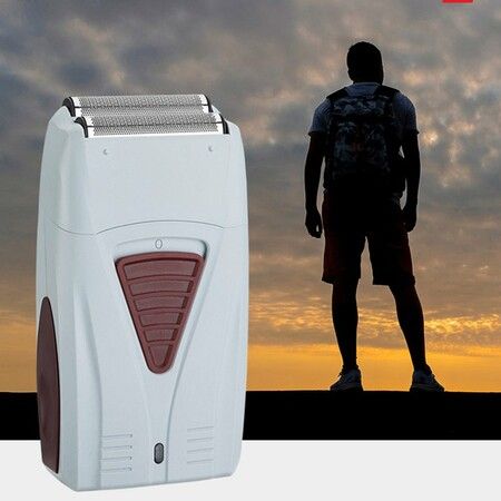 Face Rechargeable Beard Electric Razor Foil Head Shaving Machine Hair Cleaning Shaver