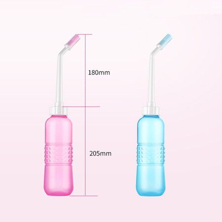 Portable Sprayer Bidet Bottle Sitz Bath for Toilet for Personal Cleansing, Pink