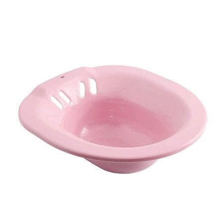 Sitz Bath Toilet SEAT-Perineal Soaking Bath for Postpartum Care, Fits All Toilets (Pink)