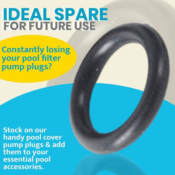 4 Pack Drain Plugs with O Rings Compatible with Hayward Pool Pumps