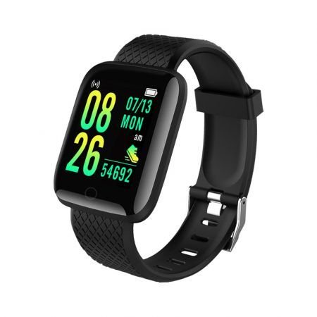 BLACK LORD Bluetooth Smart Bracelet Heart Rate Monitor Smart Watch Pedometer