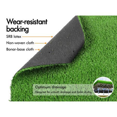 OTANIC Artificial Grass 18mm 2x5m 10 SQM Roll Synthetic Turf Fake Yarn Lawn