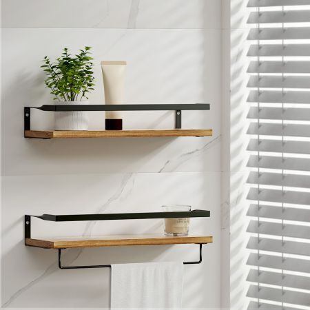 Artiss Floating Wall Shelf Set of 2