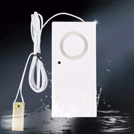 1 Pack Water Leak Alarm Flood Level Bath Tub Sink Overflow Detector (Battery Not Included)