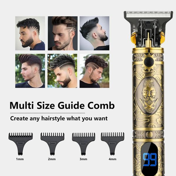 Hair Trimmer Clippers for Men Nose Hair Trimmer Shaver Set Electric Shaver Razor for Hair Cutting Grooming Kit