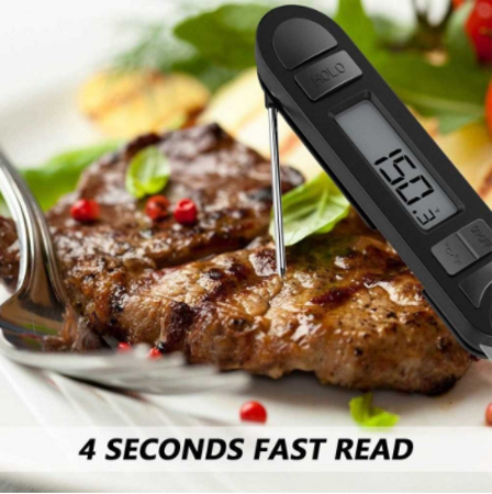 Digital Food Thermometer Meat Instant Read Thermometer Barbecue BBQ Grill Smoker Thermometer Cooking Baking Oven Thermo