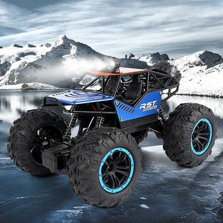 1:18 Scale RC Car 4D Off Road Vehicle Radio Remote Control Car High-Speed Blue