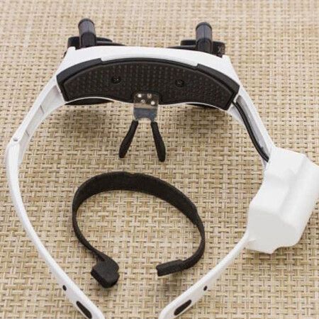 Jeweler Loupe Magnifying Glasses Headband Magnifier Head Mount Magnifier