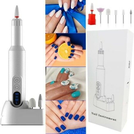 Cordless Electric Nail Drill Kit for Home Nails Salon